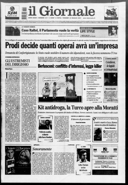 Il giornale : quotidiano del mattino